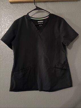 Scrubstar black scrub top